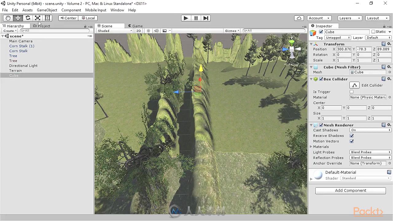 Unity游戏环境制作训练视频教程 Packt Publishing Unity 5 Creating the Game Envi...