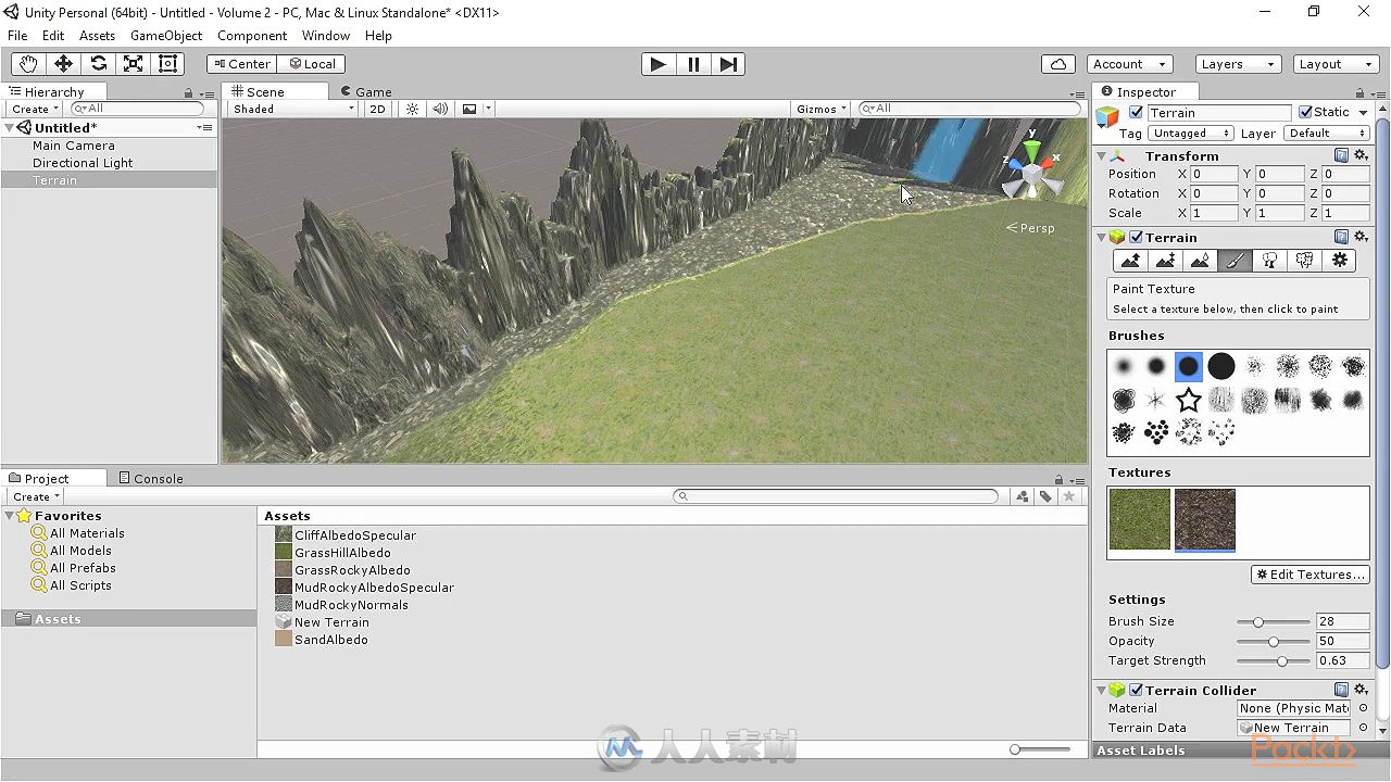 Unity游戏环境制作训练视频教程 Packt Publishing Unity 5 Creating the Game Envi...