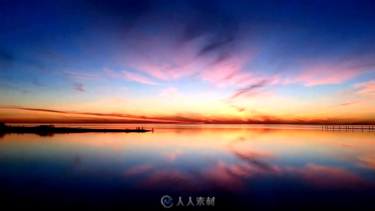 海边唯美夕阳实拍视频素材