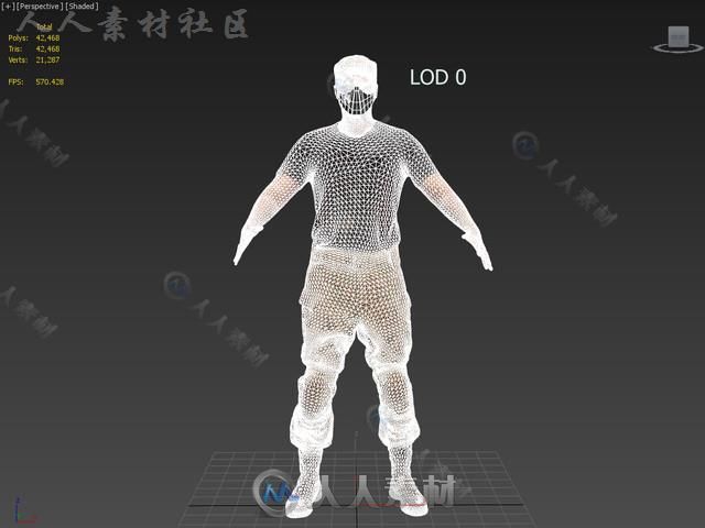 一套完整的动作捕捉动画双足动作Unity游戏素材资源