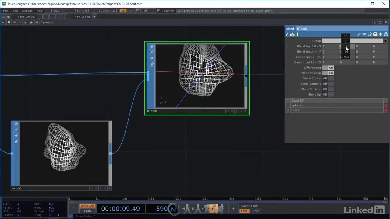 TouchDesigner视觉艺术合成技术训练视频教程 Learning TouchDesigner