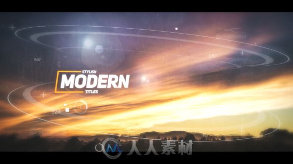 美丽时尚的圆弧数字视差幻灯片相册动画AE模板 Videohive Cinematic Slideshow 192...