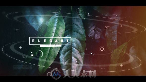 美丽时尚的圆弧数字视差幻灯片相册动画AE模板 Videohive Cinematic Slideshow 192...