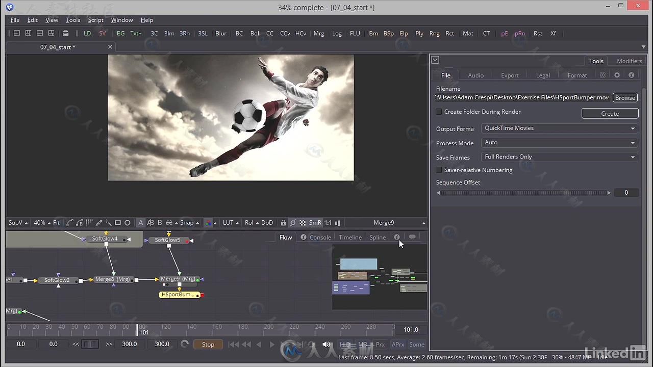 Fusion运动图形合成特效视频教程 Creating Motion Graphics with Fusion