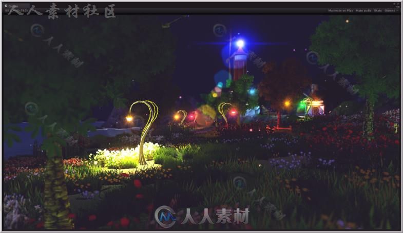 幻想美丽的世界环境3D模型Unity游戏素材资源