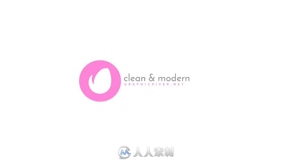 现代简单时尚的标志变形动画Logo演绎AE模板 Videohive Logo ident 1 Minimalist ..