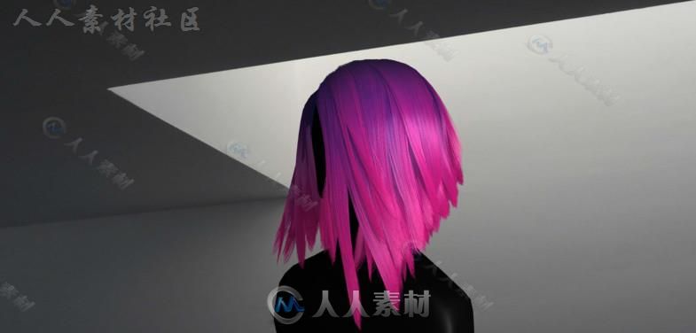 动画人类发型工具物理脚本Unity游戏素材资源