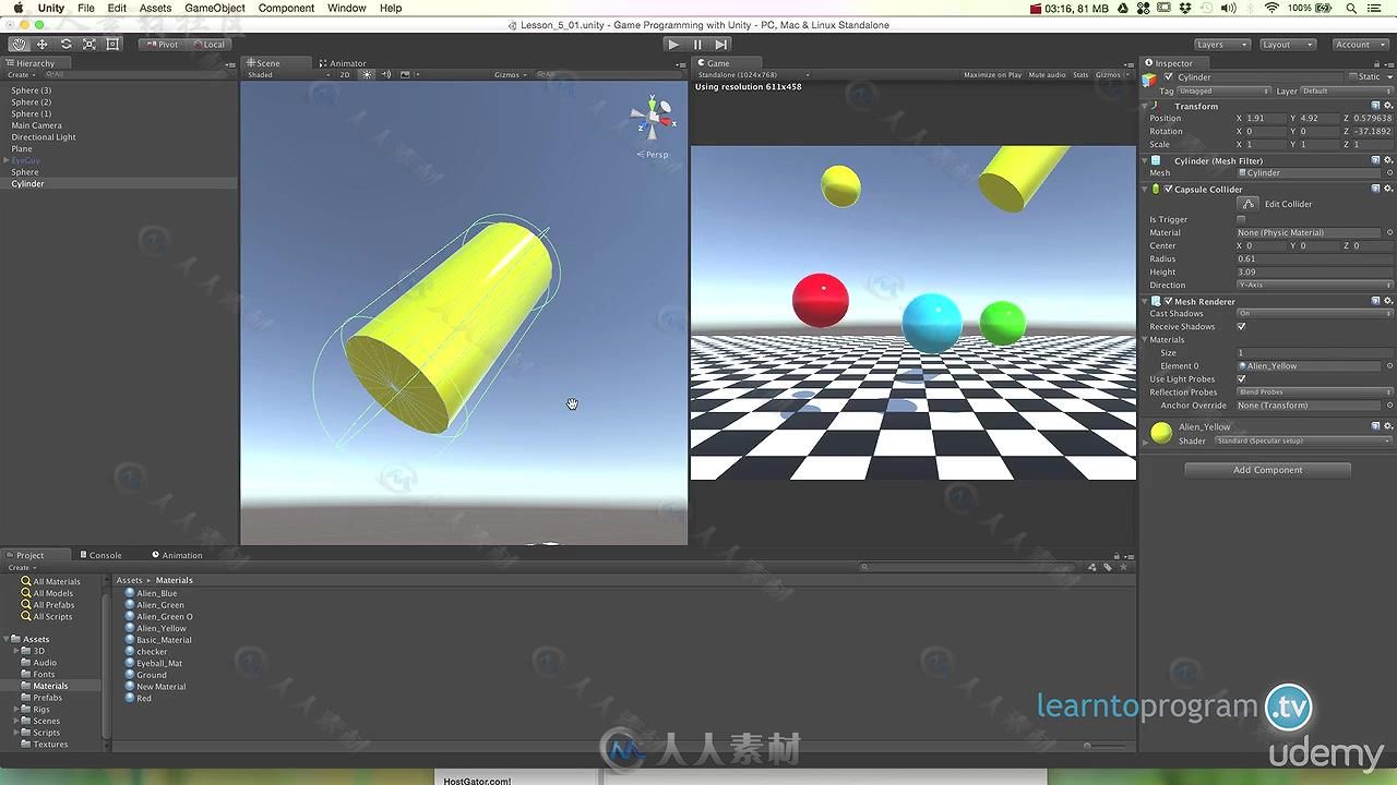 Unity专业级游戏制作综合训练视频教程 UDEMY GAME PROGRAMMING WITH UNITY