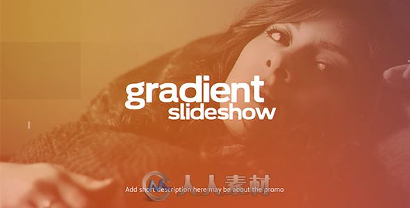 美丽创意渐变叠加效果幻灯片照片展示AE模板 Videohive Gradient Slideshow 19453338