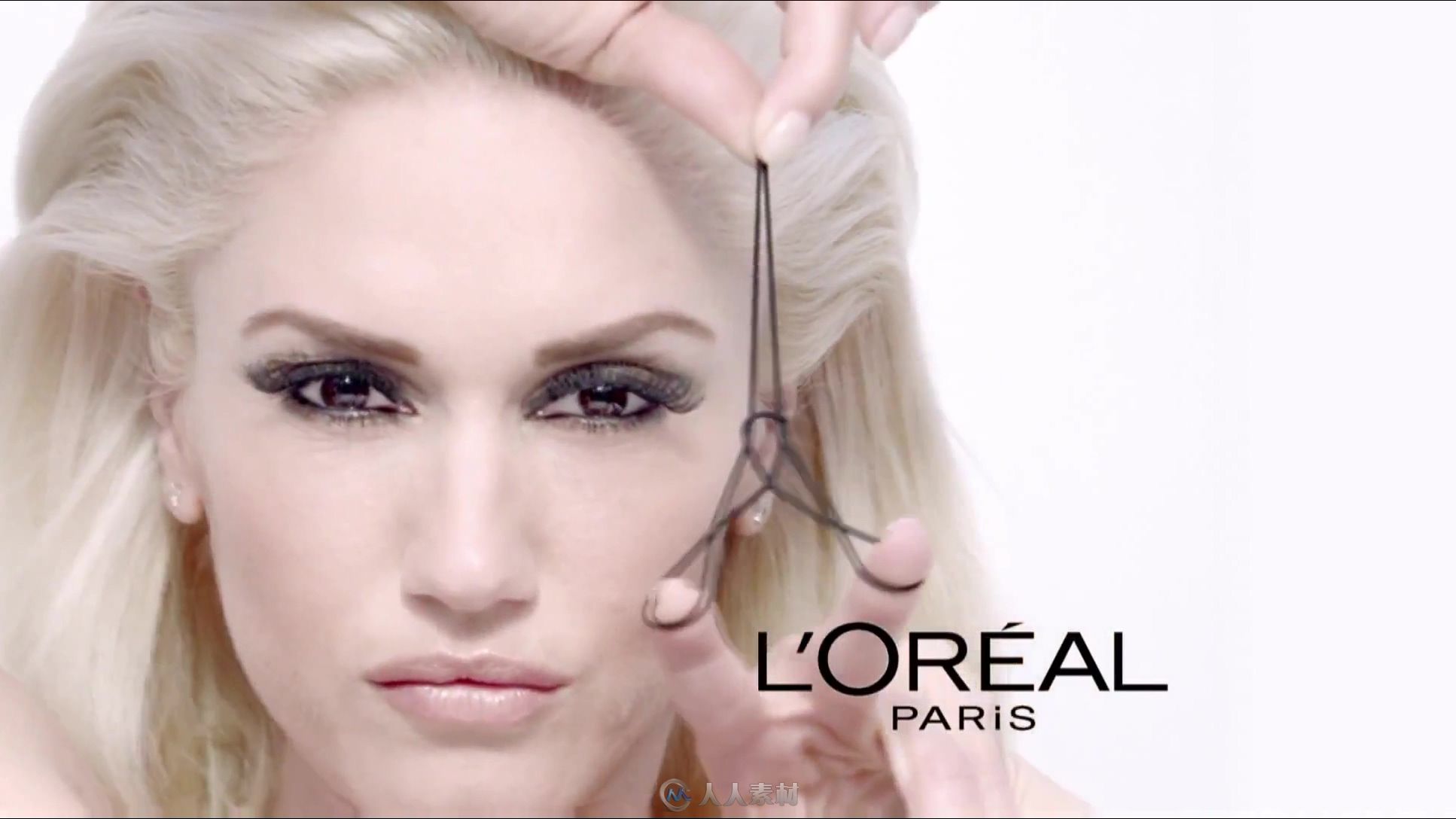 欧美时尚广告赏析 Gwen.Stefani.LOréal.Paris.巴黎欧莱雅睫毛刷广告.1080p