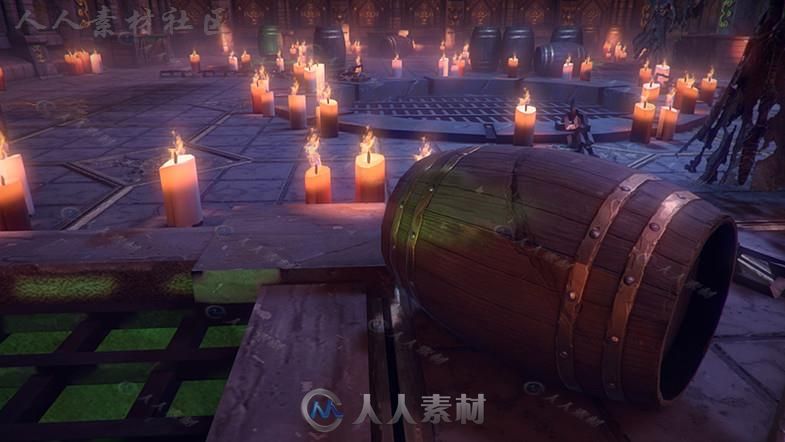 魔幻地牢场景环境3D模型Unity游戏素材资源