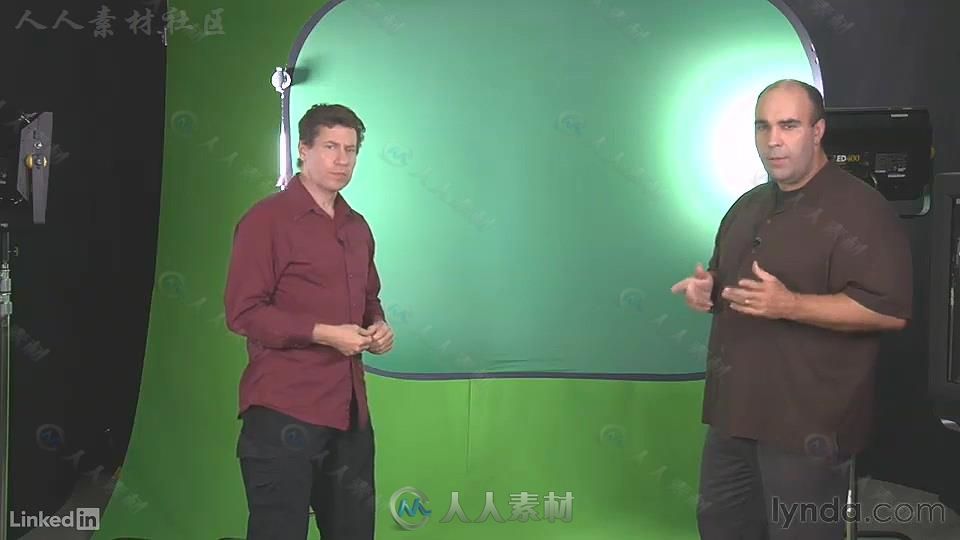 绿屏拍摄与后期抠像技术训练视频教程 Green Screen Techniques for Video and Phot...