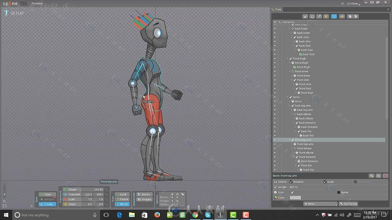 Spine二维游戏动画制作核心训练视频教程 UDEMY THE COMPLETE SPINE GAME RIGGING &amp;...