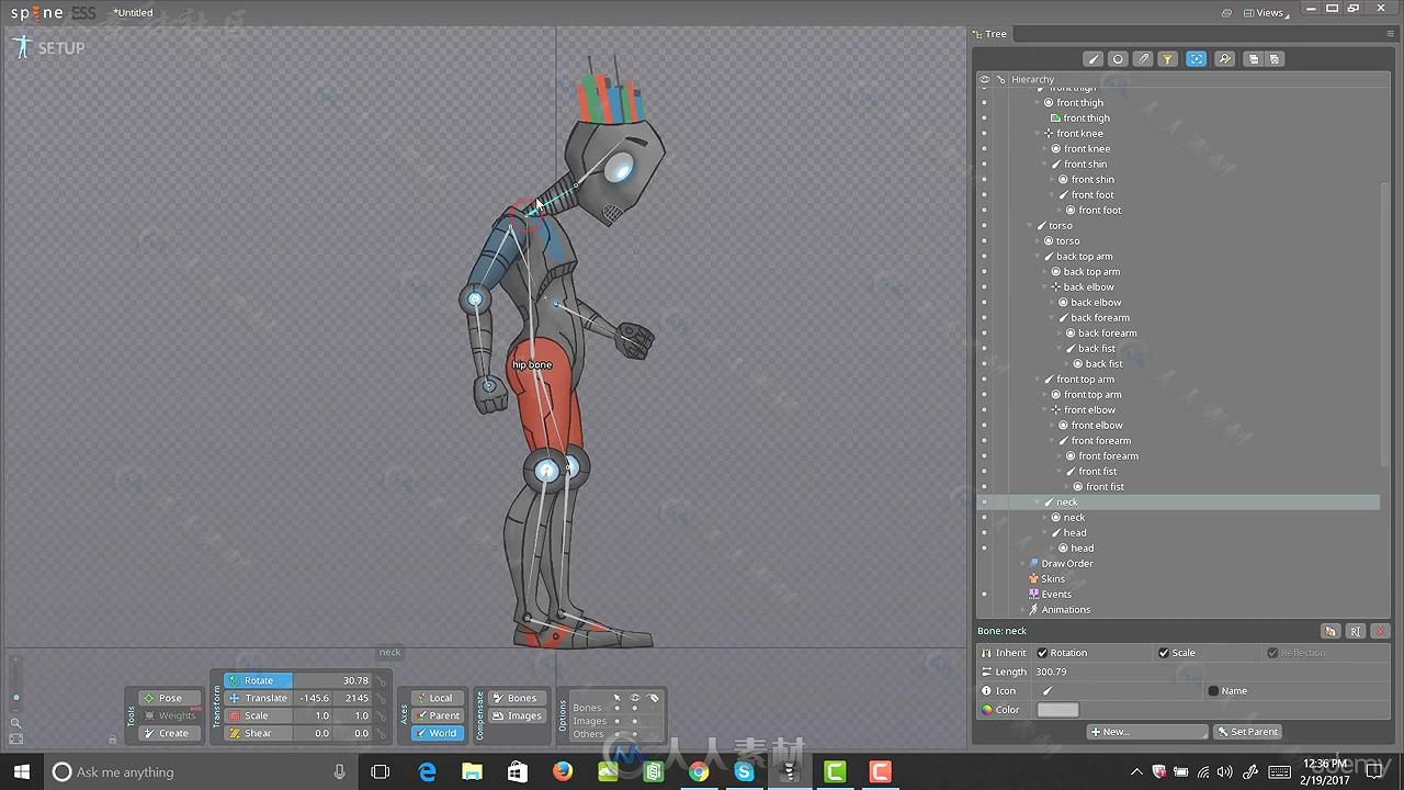 Spine二维游戏动画制作核心训练视频教程 UDEMY THE COMPLETE SPINE GAME RIGGING &amp;...