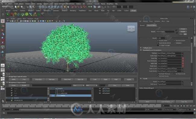 Greenworks XFrog植物Maya插件V5.5版 XFROG 5.5 FOR MAYA 2017 WIN MAC