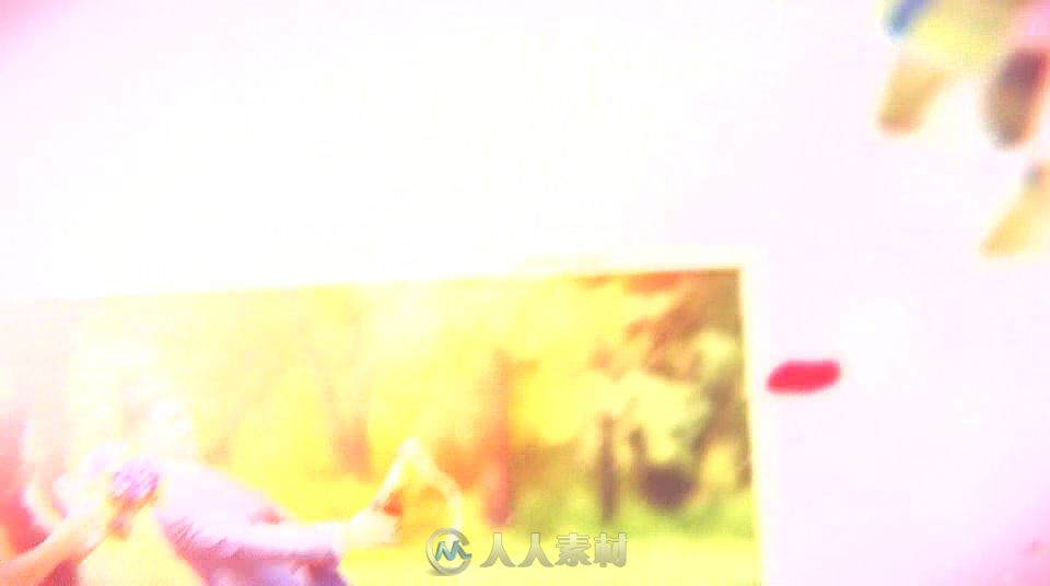 浪漫梦幻婚礼拍立得照片展示幻灯片相册动画AE模板 Videohive Wedding 19317903