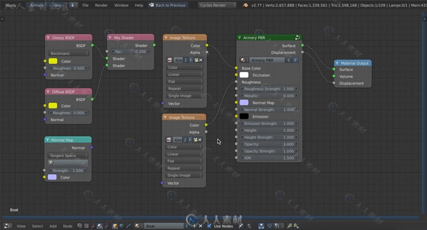 Armory3d实时渲染引擎Blender插件 ARMORY3D REAL-TIME RENDERING FOR BLENDER