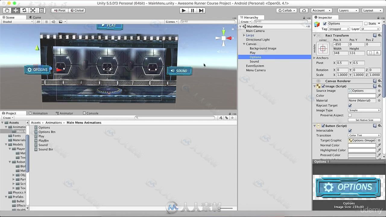 Unity游戏制作从入门到专家实例训练视频教程 UDEMY UNITY GAME DEVELOPMENT MAKE P...