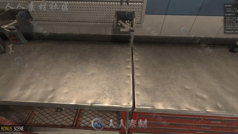 现代车间环境3D模型Unity游戏素材资源