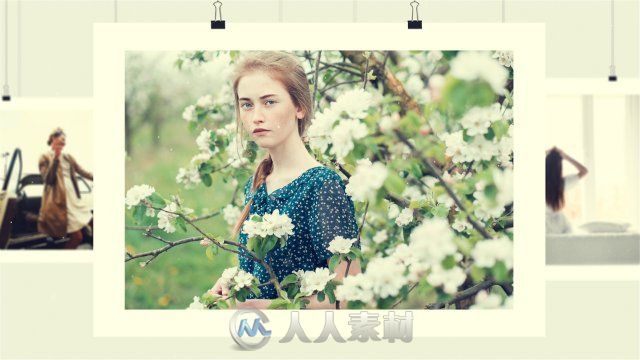 美丽优雅创意照片画板展示幻灯片相册动画AE模板 Videohive Slideshow 16267043