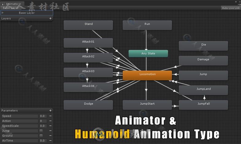 RPG战士角色人形生物角色3D模型Unity游戏素材资源