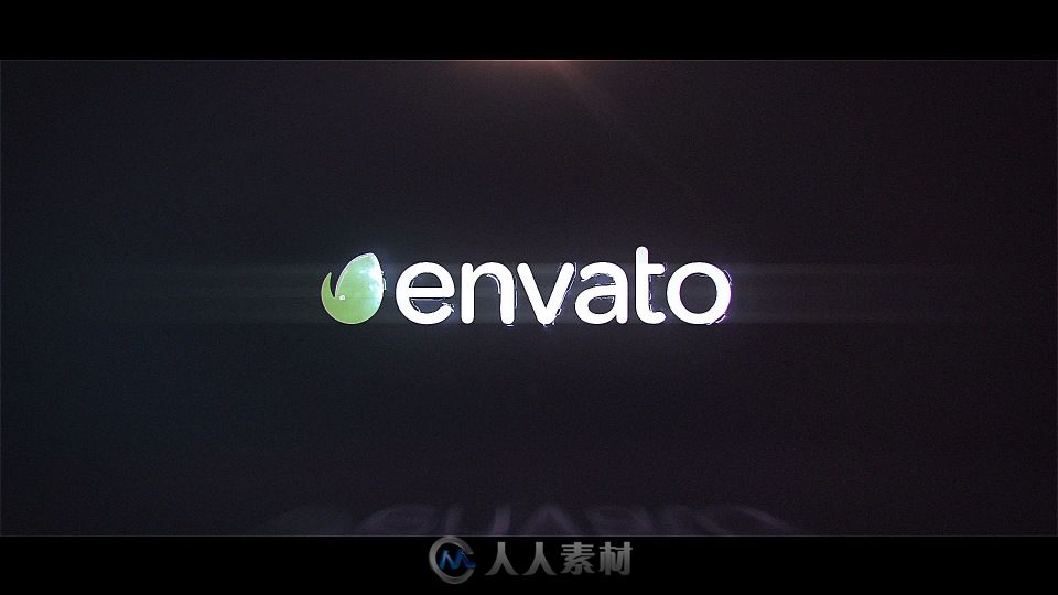 酷炫霓虹粒子光线描边标志显示LOGO演绎AE模板Videohive Light Logo Reveal 19553064