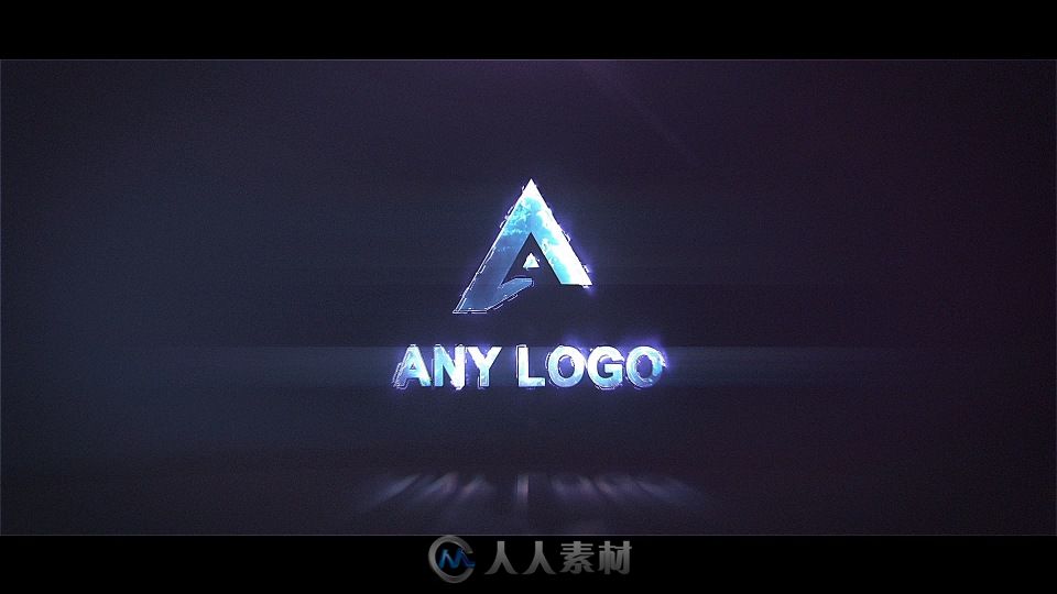 酷炫霓虹粒子光线描边标志显示LOGO演绎AE模板Videohive Light Logo Reveal 19553064