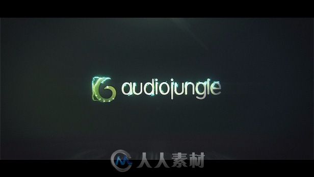 酷炫霓虹粒子光线描边标志显示LOGO演绎AE模板Videohive Light Logo Reveal 19553064