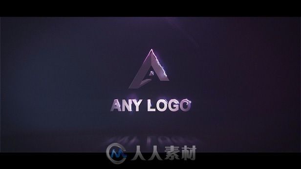 酷炫霓虹粒子光线描边标志显示LOGO演绎AE模板Videohive Light Logo Reveal 19553064