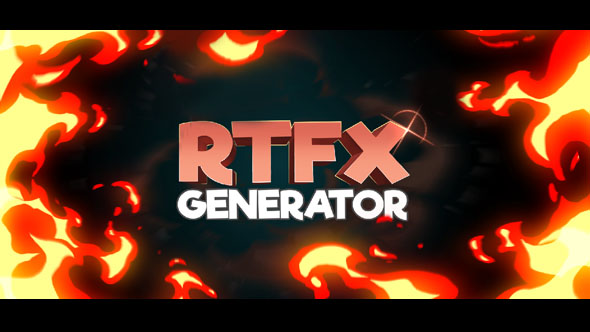 440多种炫酷三维卡通火焰烟雾元素特效AE模板Videohive RTFX Generator + 440 FX p...