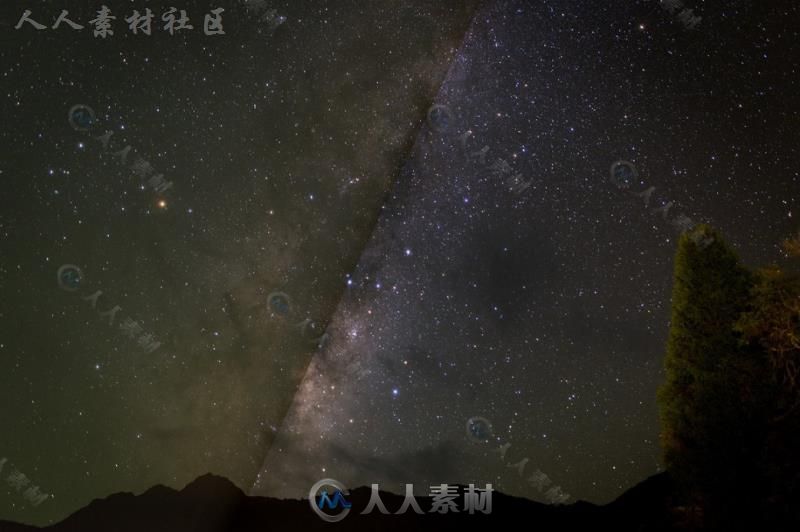 美丽的夜晚星空银河Lightroom预设