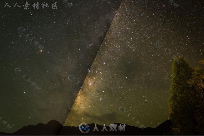 美丽的夜晚星空银河Lightroom预设