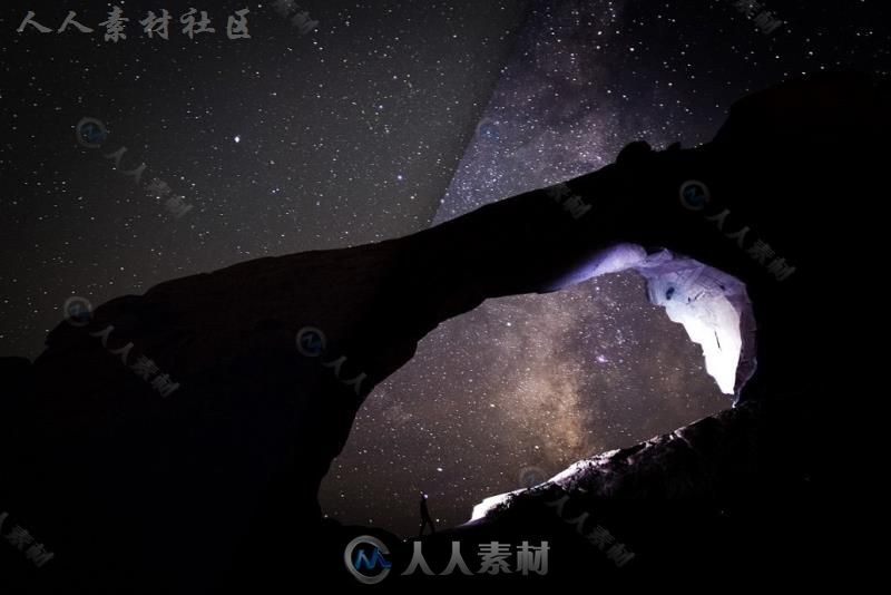 美丽的夜晚星空银河Lightroom预设