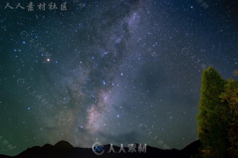 美丽的夜晚星空银河Lightroom预设