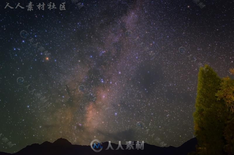 美丽的夜晚星空银河Lightroom预设