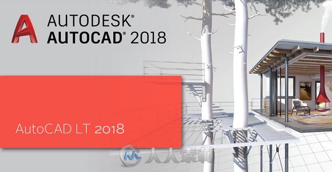 AutoCAD LT专业绘图软件V2018版 AUTODESK AUTOCAD LT 2018 WIN64