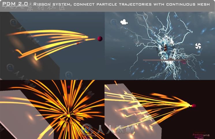 独特的粒子动态魔法效果编辑器扩充Unity游戏素材资源