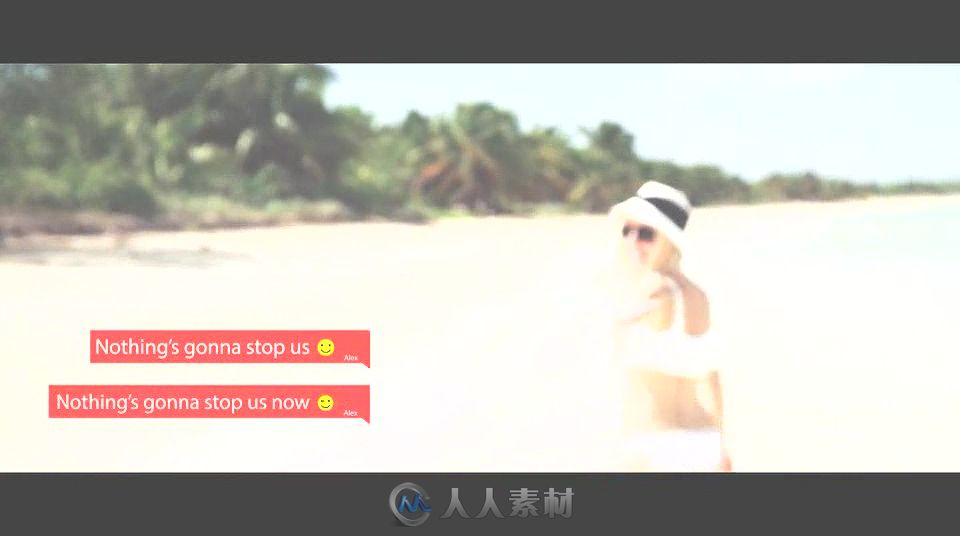 现代时尚创意美丽歌词排版幻灯片AE模板Videohive Lyrics Typography - Messenger ...