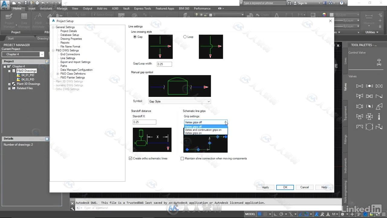 AutoCAD中P&amp;ID技术训练视频教程 AutoCAD P&amp;ID Essential Training User