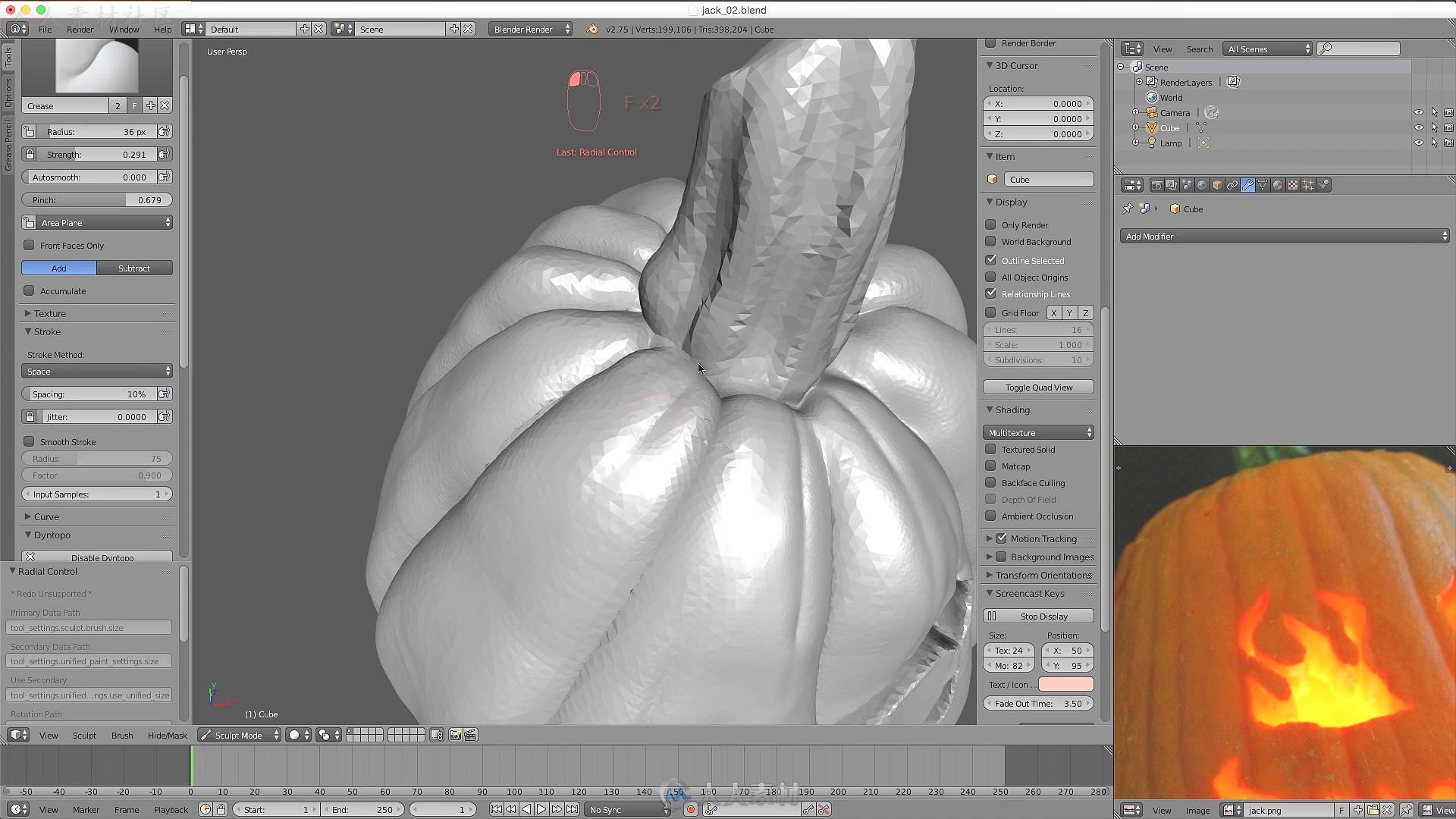 Blender概念角色建模实例制作视频教程 CGCOOKIE MODELING REALISTIC CHARACTERS WI...