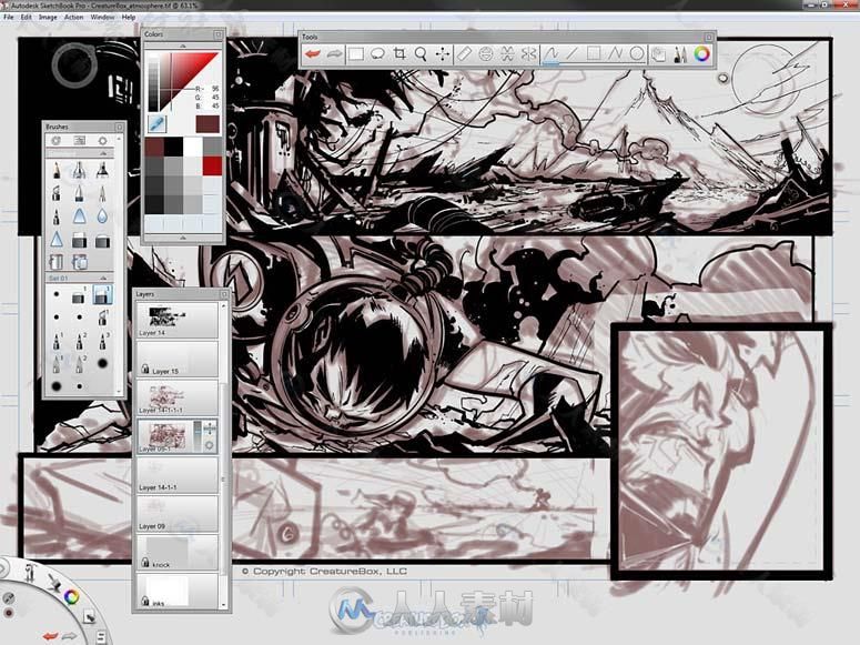 SketchBook Pro数字绘画设计软件V8.8.36.0版