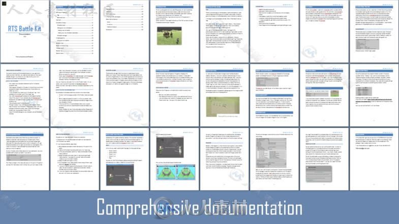 RTS实时战斗套件完整项目Unity游戏素材资源