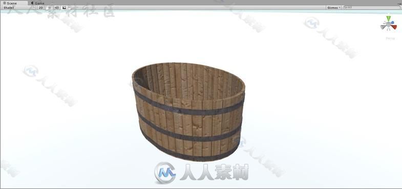 中世纪房屋的内部道具3D模型Unity游戏素材资源