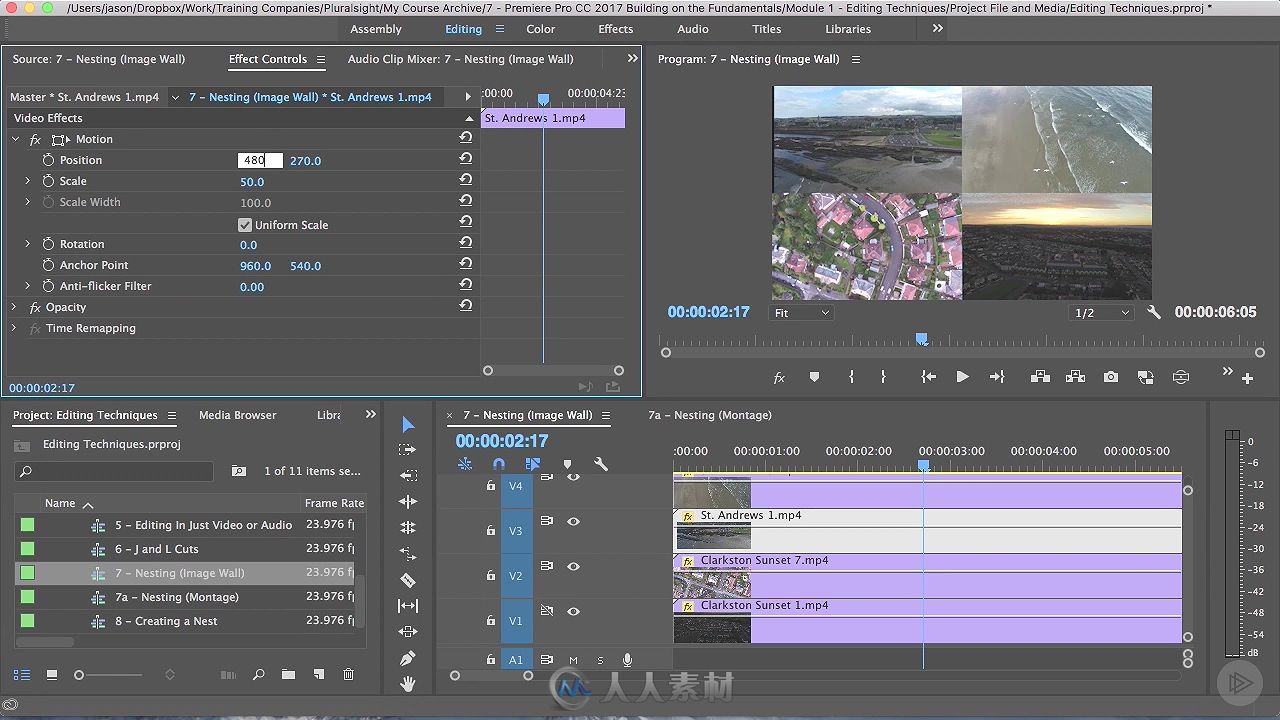 Premiere Pro CC 2017从基础到深入视频教程