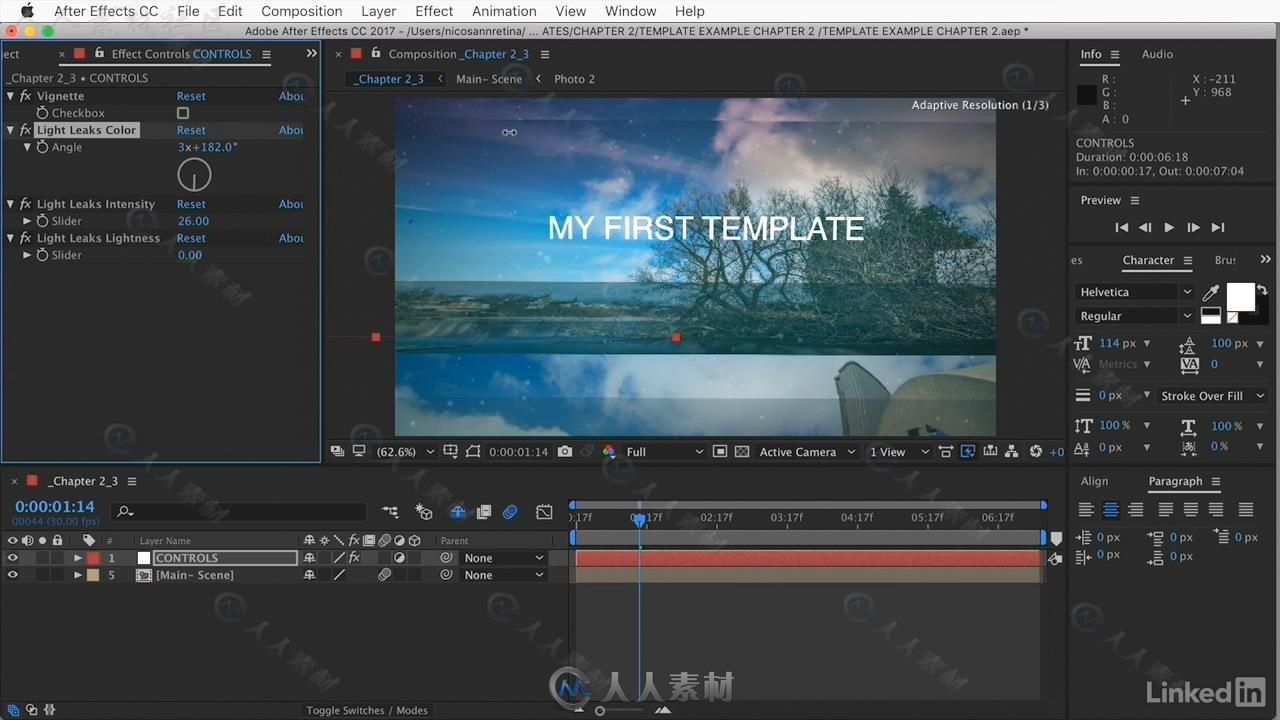 AE大师班之模板设计训练视频教程 After Effects Guru Templates for Premiere Pro