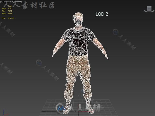 完整的运动捕捉动画双足动作Unity游戏素材资源