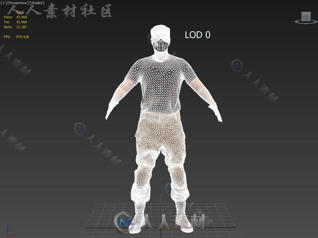 完整的运动捕捉动画双足动作Unity游戏素材资源