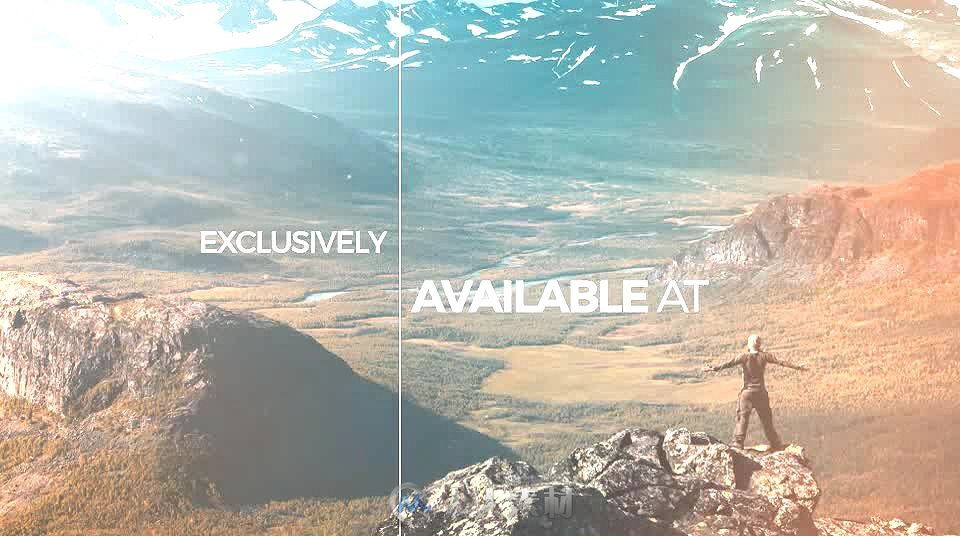 简单优雅的照片库展示幻灯片相册动画AE模板Videohive Elegant Opener Slideshow 1...