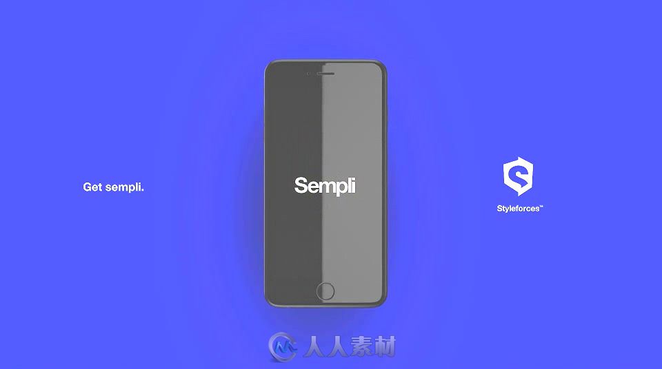 手机笔记本电脑展示应用程序动画产品宣传AE模板Videohive Sempli - Animated Devi...