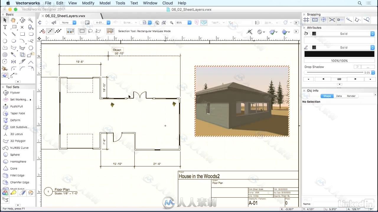 Vectorworks全面核心技术训练视频教程 Learning Vectorworks